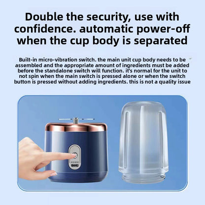 Portable USB Rechargeable Mini Juicer Blender