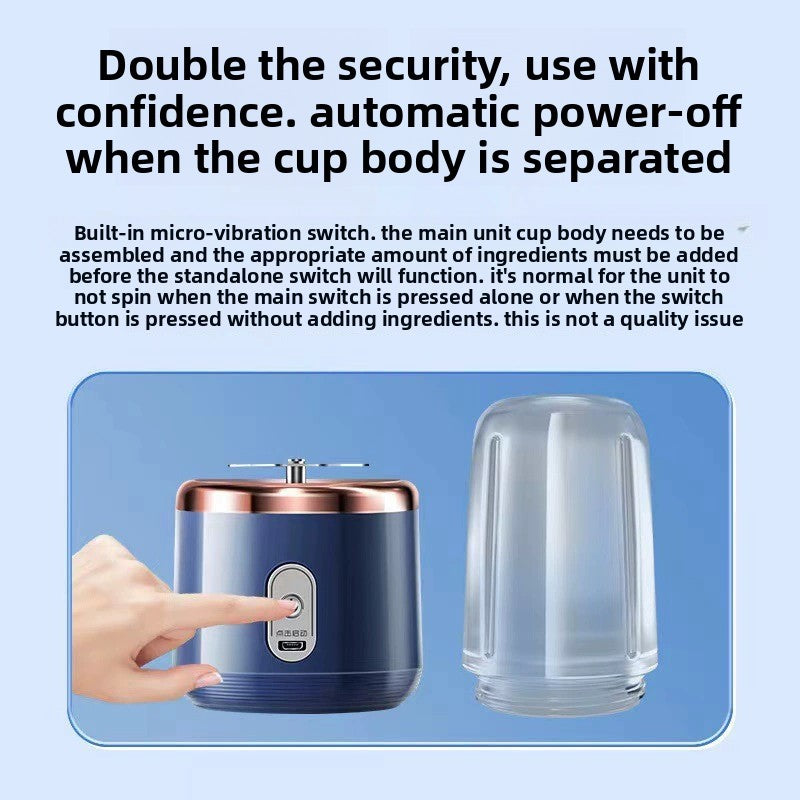 Portable USB Rechargeable Mini Juicer Blender