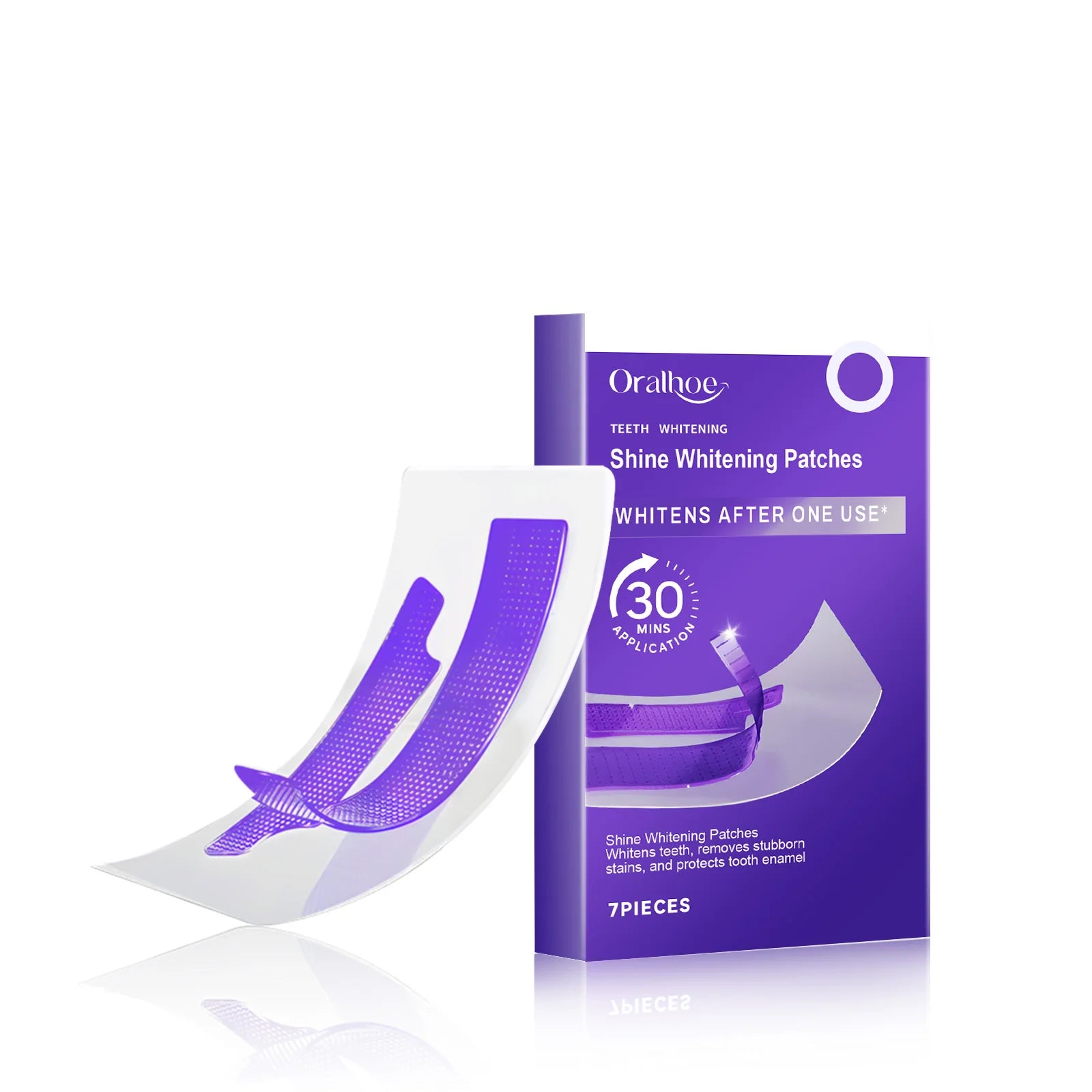 Purple Teeth Whitening Strips – Gentle Stain Removal